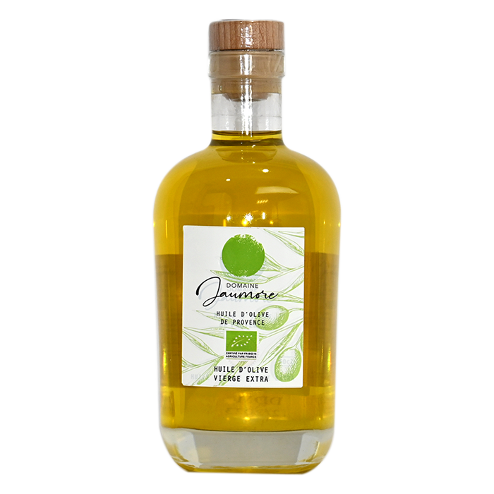 HUILE OLIVES BIO huile d'olive 0,5l Jaumore - le bio d'Olivier 13510 EGUILLES