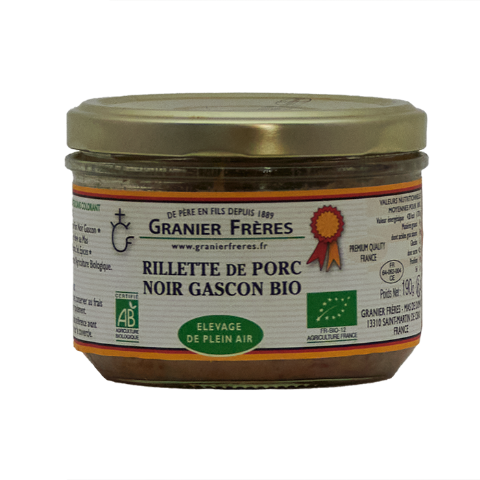 rillette de porc noir gascon