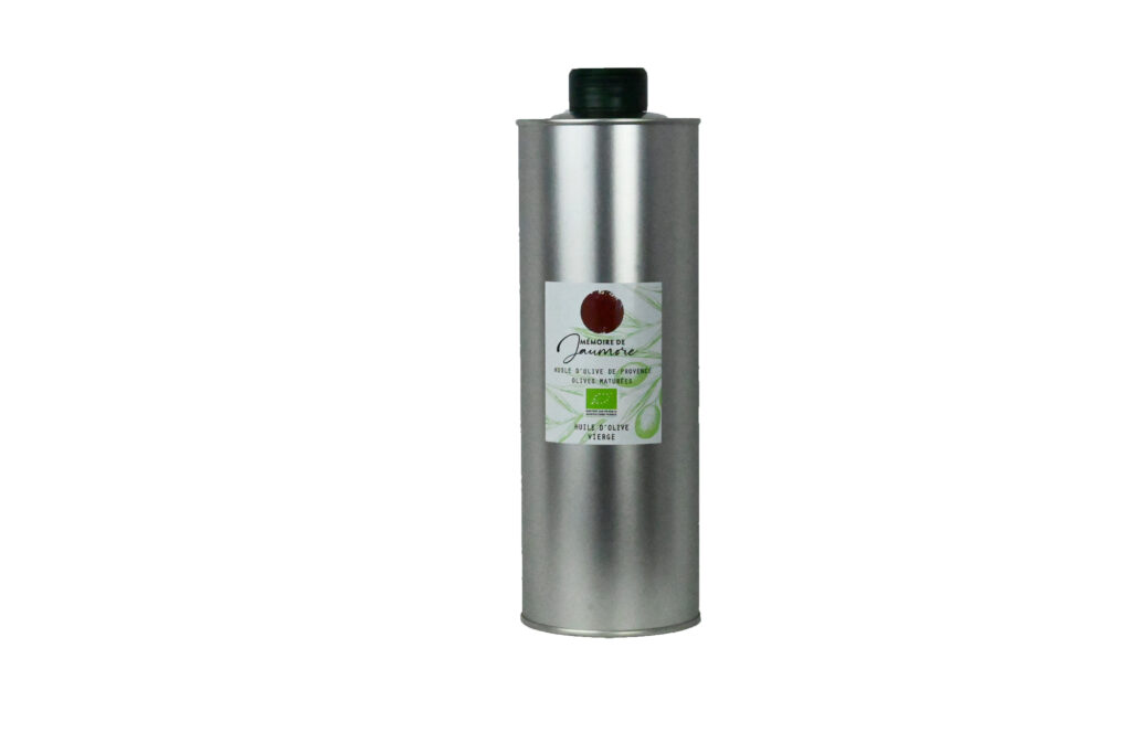 Mémoire de Jaumore Huile d’olive de Provence olives maturées 1L