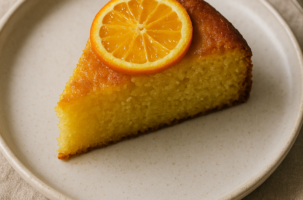 Gâteau moelleux à l’orange et à l’huile d’olive
