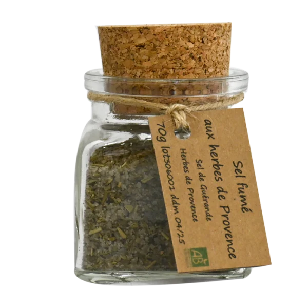 Sel fumé aux herbes de Provence - Bio - 70gr