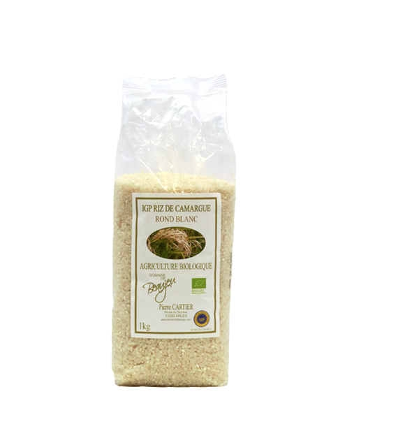 Riz Rond Blanc IGP Camargue - Bio - 1kg