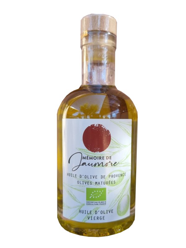 Mémoire de Jaumore - Huile d'olive de Provence - Olives maturées - Bio - 20cl