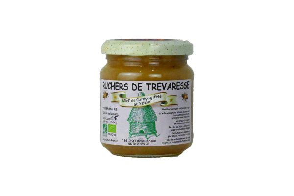 Miel de Garrigue d'été au Safran - Bio - 250gr